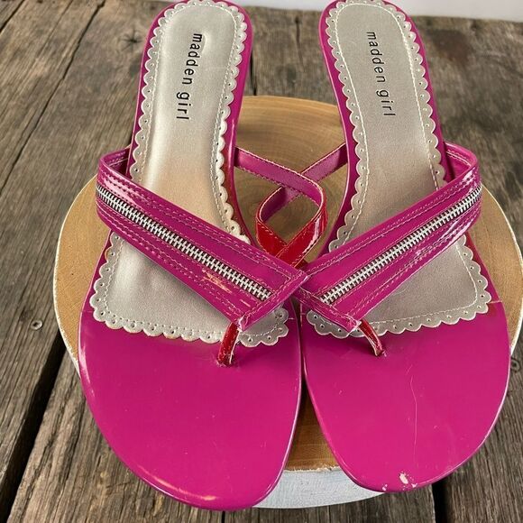 Madden Girl Pink Sandals Size 8.5 - Picture 1 of 8